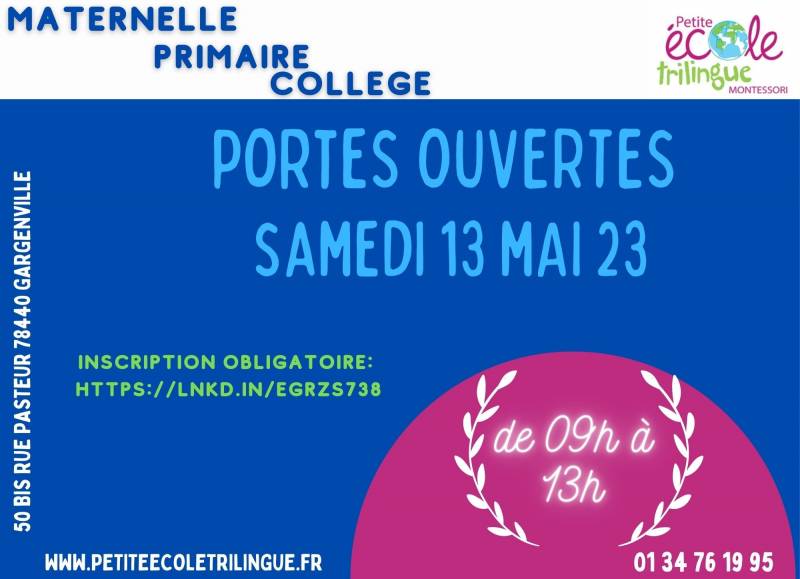 Portes ouvertes le 13 Mai 2023